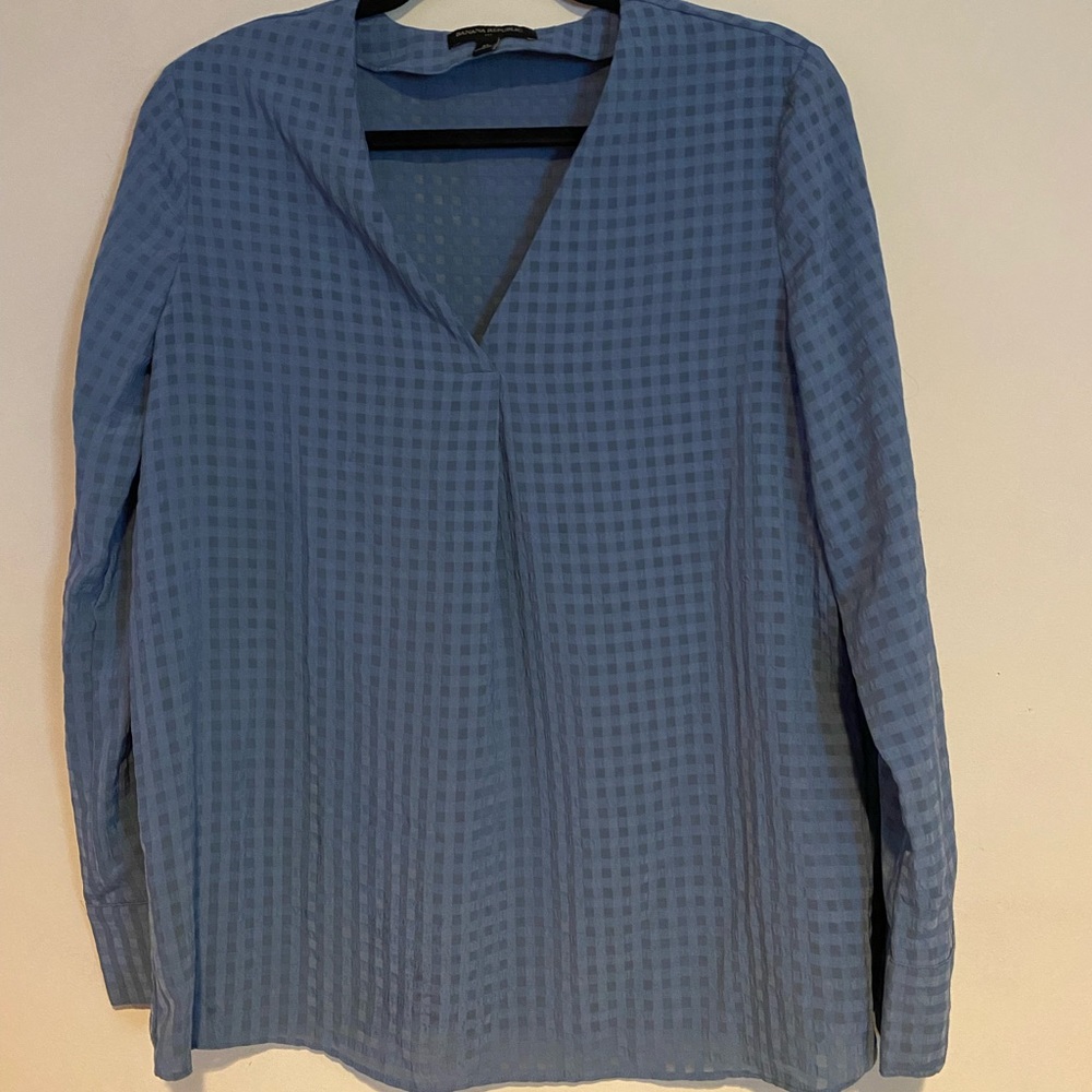 Banana Republic Powder Blue Blouse